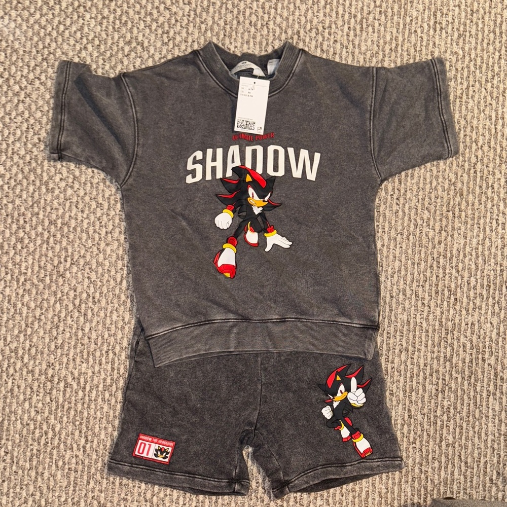 H&M Gray Shadow Kids Matching Set